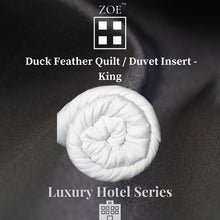Load image into Gallery viewer, Duck Feather Duvet Insert/Quilt Hotel Quality - Super Single/Queen/King - Zoe Home®