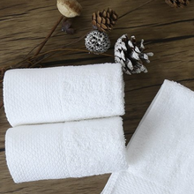 Load image into Gallery viewer, 100% Egyptian Cotton Face Towel White - Hotel Quality - Zoe Home®
