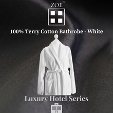 Load image into Gallery viewer, 100% Premium Cotton Bathrobe - Hotel Quality - Zoe Home®
