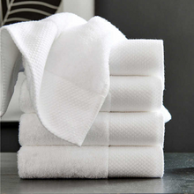 Load image into Gallery viewer, 100% Egyptian Cotton Bath Towel White 600 Grams - Hotel Quality - Zoe Home®

