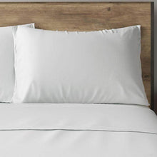 Load image into Gallery viewer, 4 in 1 Fitted Bedding Set Plain White Hotel Quality - Super Single / Queen / King - Zoe Home®
