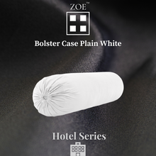 Load image into Gallery viewer, Zoe Bolster Case Plain White - Hotel Quality - Zoe Home®
