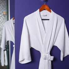 Load image into Gallery viewer, 100% Cotton Waffle Bathrobe - Hotel Quality - Zoe Home®
