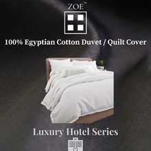 Load image into Gallery viewer, Zoe 100% Egyptian Cotton Duvet / Quilt Cover with Flap Hotel Quality - Super Single / Queen / King - Zoe Home®

