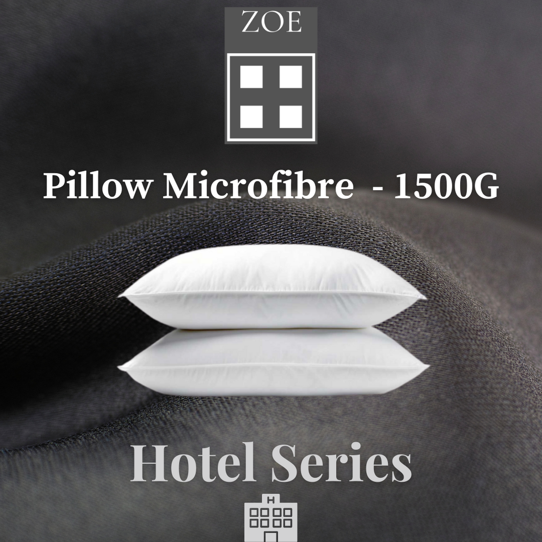 Hotel Microfiber Pillow 1500G - Zoe Home®