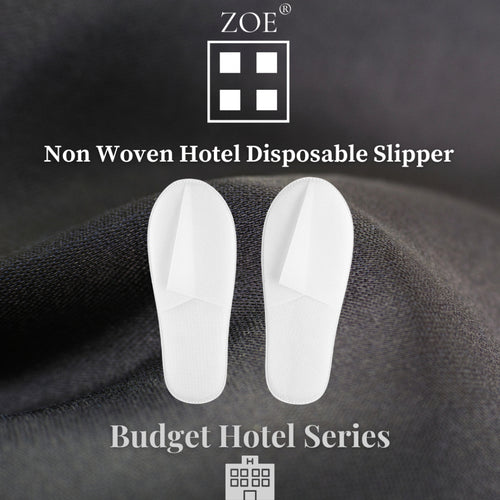 Non Woven Disposable Slipper - Hotel Quality - Zoe Home®