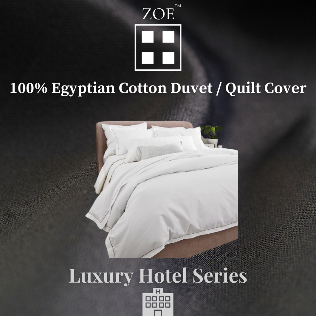 100% Egyptian Cotton Duvet / Quilt Cover