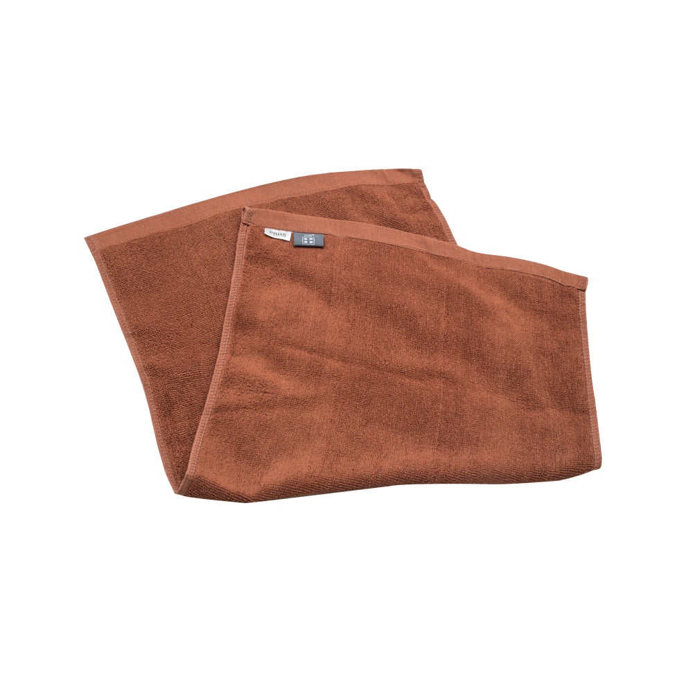 100% Cotton Hand Towel Dark Brown